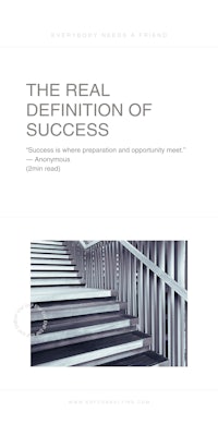 the real definition of success