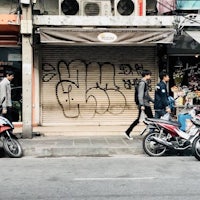 street art in bangkok, thailand - street art in bangkok, thailand