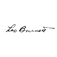 a black and white image of the word le brunet