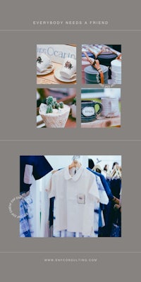 a page with pictures of clothes, hats, and other items