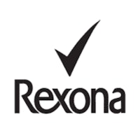 rexona logo on a white background